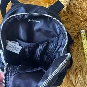 lululemon athletica Black Backpack with Silver Accents lululemon athletica | Bags | Lululemon Athletica Black  main image 2